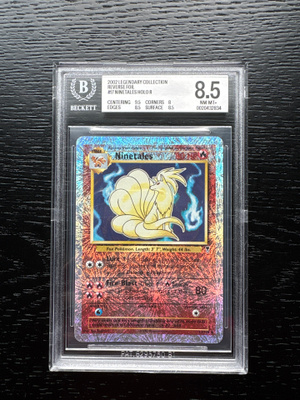 2002 LegendaryCollection Reverse Foil#17 Ninetales (BGS 8,5)