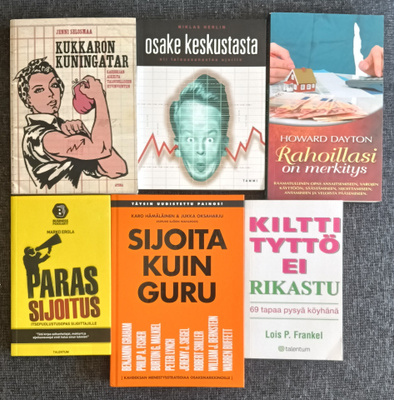 6 sijoituskirjaa
