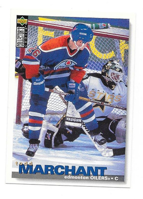 1995-96 Collector`s Choice #210 Todd Marchand Edmonton Oiler
