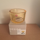 Iittala valkea kynttilälyhty 60mm sitruunankeltainen erikois - pikkukuva 1