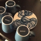 IITTALA AIKA, GRAPHICS. ESPRESSOKUPIT 4 Kpl. LAUTASINEEN. - pikkukuva 5
