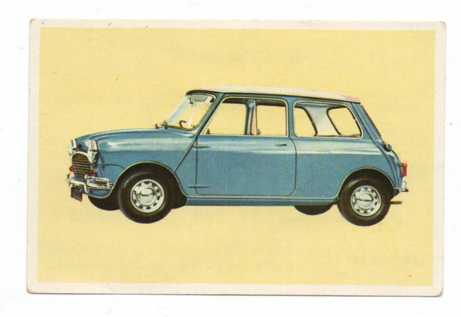 Purkkakuva Hellas n:o 77 AUSTIN MINI Purukumikuva