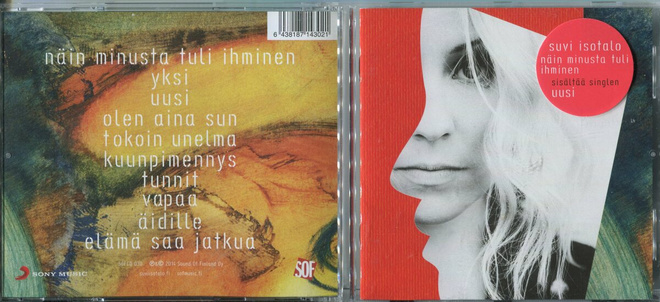 SUVI ISOTALO . CD-LEVY . NÄIN MINUSTA TULI IHMINEN