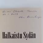 Olavi Koivukangas : Halkaistu sydän (signeerattu, tekijän... - pikkukuva 3