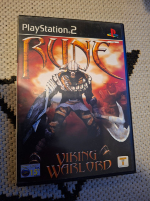 PS2 Rune Viking Warlord + kotelo ja ohjeet