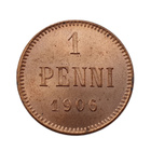 1 penni 1906 - huippukuntoinen! - pikkukuva 1