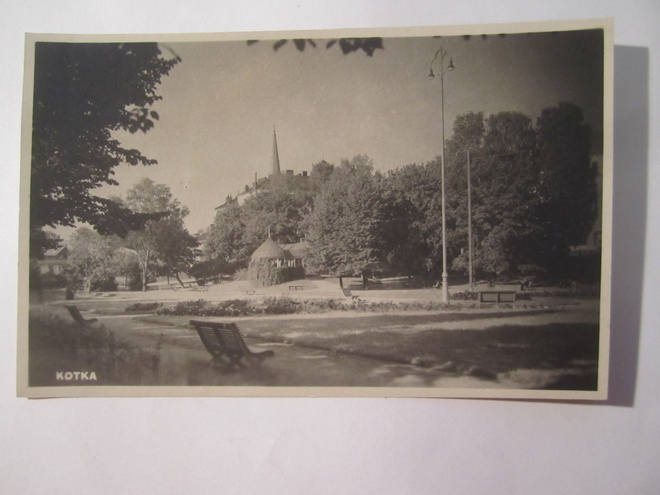 VANHA Postikortti Kotka 1940-l Alkup.Mallikappale