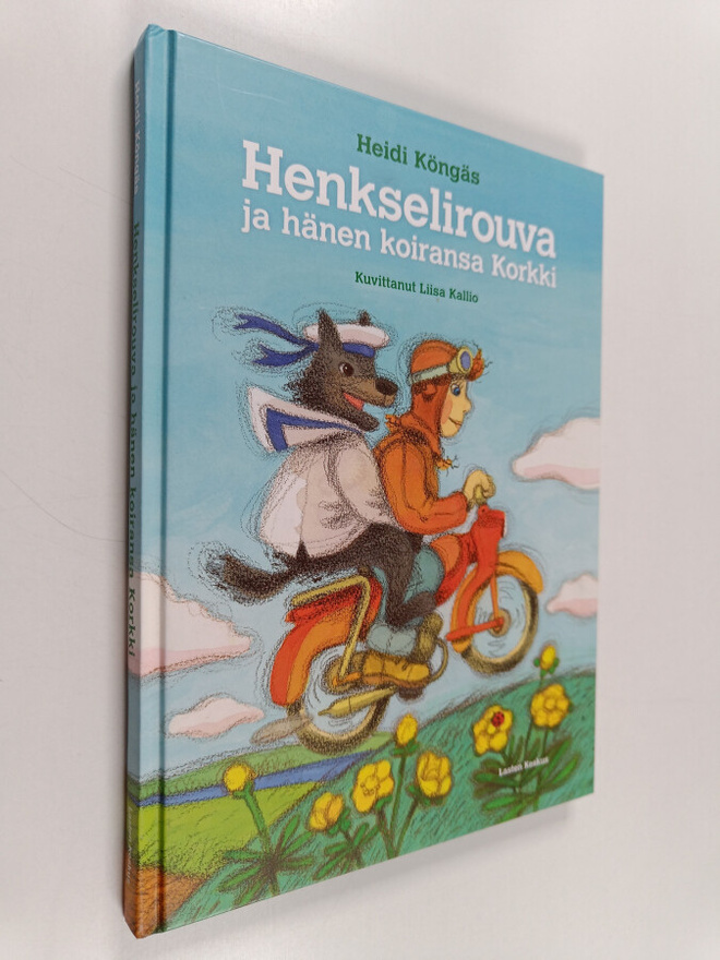 Heidi Köngäs : Henkselirouva ja hänen koiransa Korkki