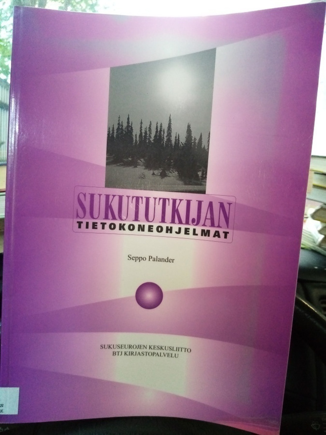 PALANDER  :  SUKUTUTKIJAN TIETOKONEOHJELMAT ( SIS POSTIKULU