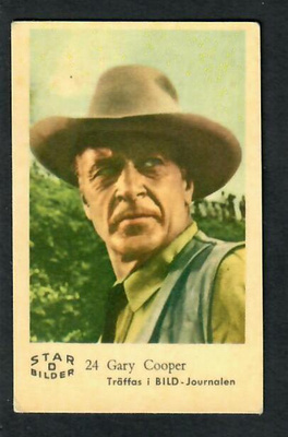 Keräilykuva - Gary Cooper Star D Bilder 24