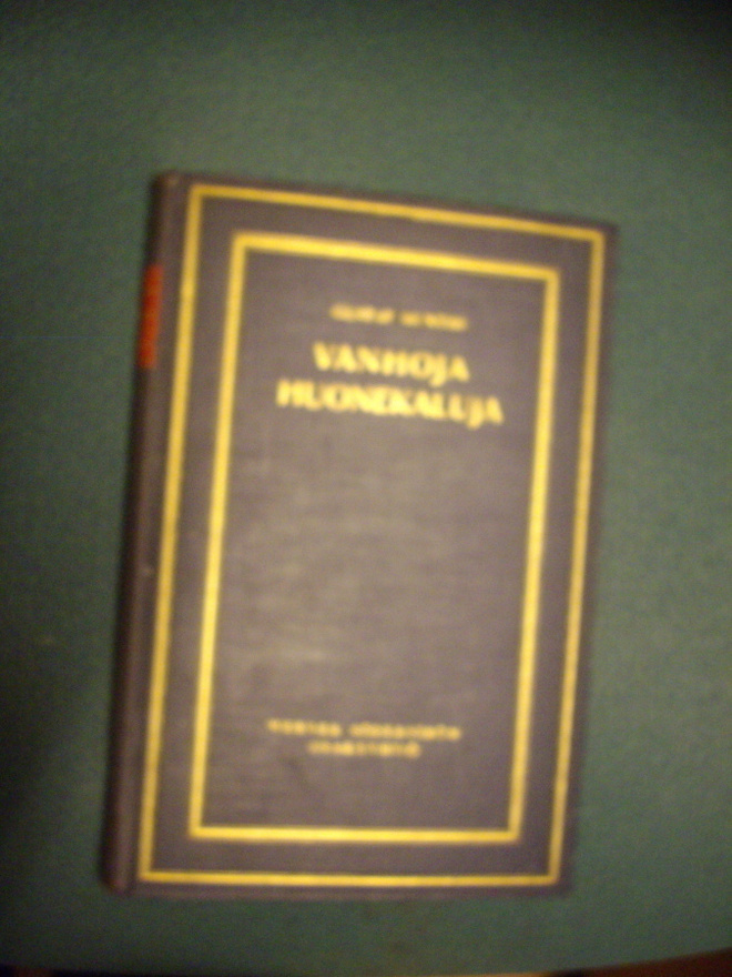 Gustaf Munthe: VANHOJA HUONEKALUJA (1.p.1928) Sis.postikulut