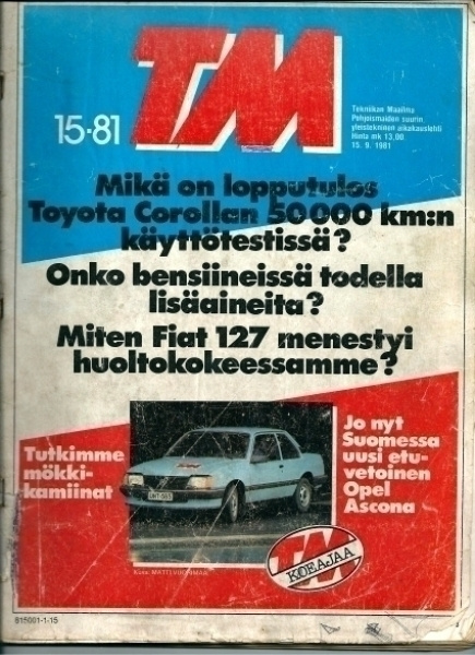 TM – Tekniikan Maailma 15 / 1981 - lehti