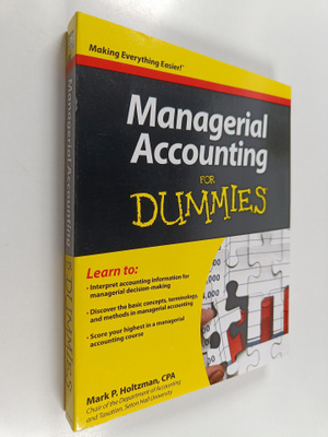 Mark P. Holtzman : Managerial Accounting For Dummies