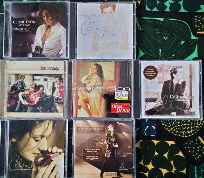 CELINE DION 7 kpl UUDENVEROISIA CD-LEVYJÄ