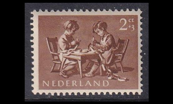 Alankomaat 649 ** Voor het Kind 2+3 C (1954)