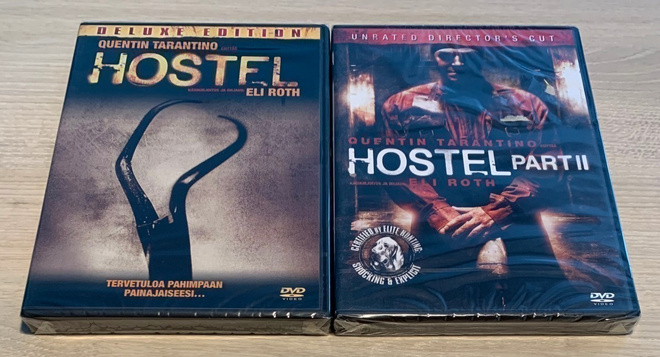 Eli Roth: Hostel & Hostel: Part II (3DVD) uusi ja muoveissa