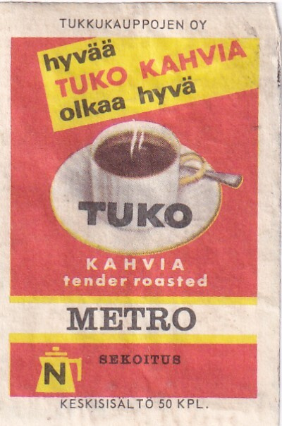 Metro. Hyvää Tuko kahvia  ,   s86