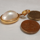 Emaloitu Cabouchon gold plated riipus - pikkukuva 4