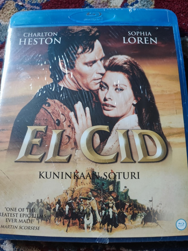 El Cid Kuninkaan soturi UUSI BLU-RAY