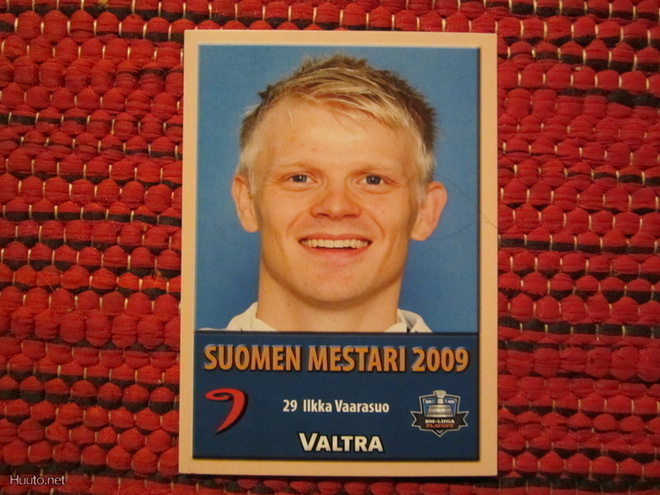 JYP SUOMEN MESTARI 2009 POSTIKORTTI ILKKA VAARASUO