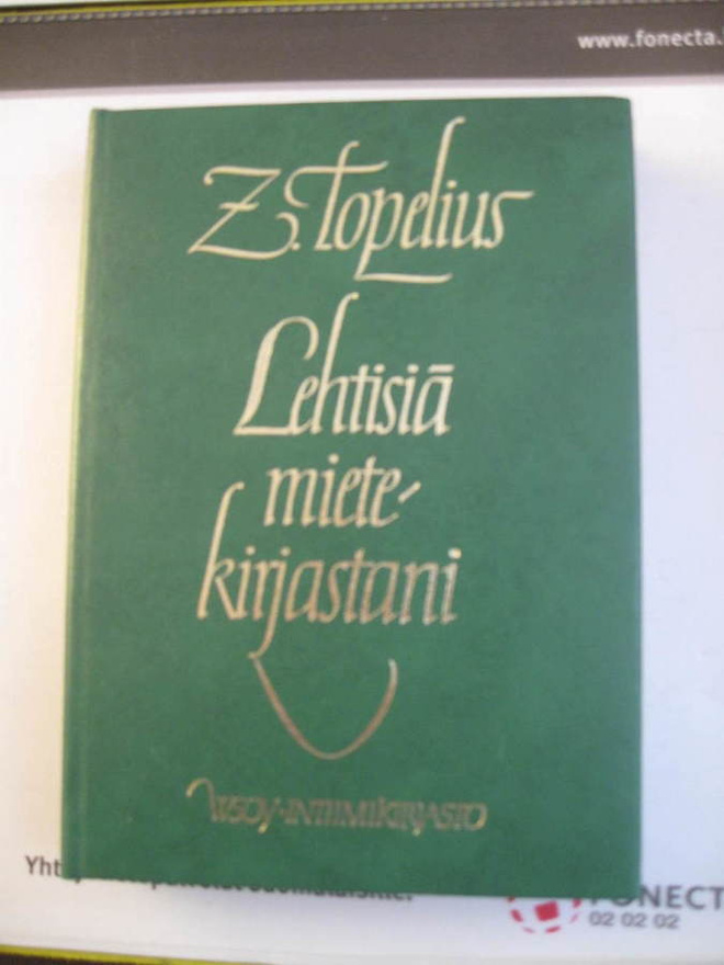 Z. Topelius: Lehtisiä mietekirjastani