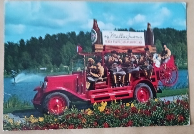Lahti, Mallasjuoman paloauto ja olutpullot, käyt.