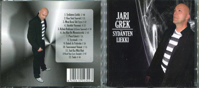 JARI GREK . CD-LEVY . SYDÄNTEN LIEKKI