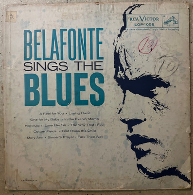 [LP] HARRY BELAFONTE: BELAFONTE SINGS THE BLUES