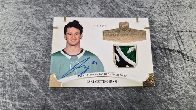 Jake Oettinger 2020-21 The Cup Rookie Class /25