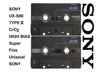 C-KASETTI SONY UX-S80 min. - ILMAINEN TOIMITUS