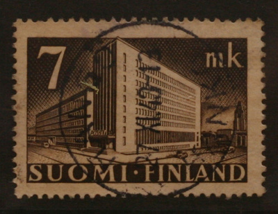 # 23778 # Hanko 27.XI.43 - M-30 7mk Postitalo