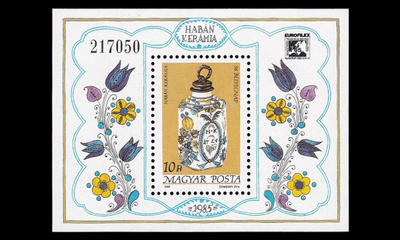 Unkari 3785BL181 ** Postimerkin päivä (1985)