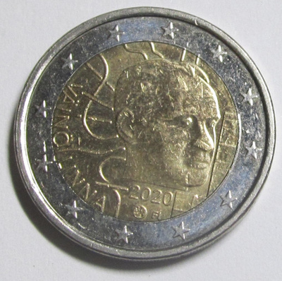 Suomi 2 € 2020 - Väinö Linna (CIRC)