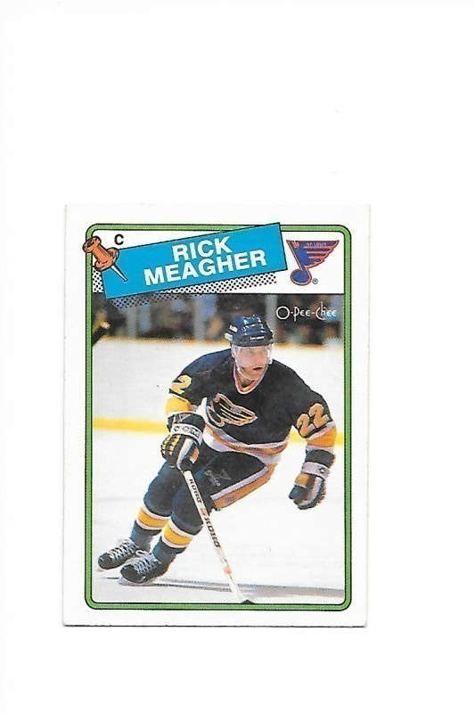 1988-89 OPC #235 Rick Meagher St Louis Blues
