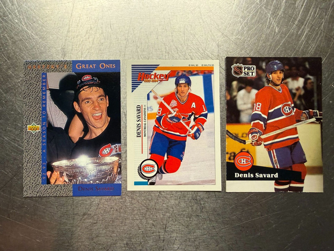 Denis Savard - Montreal canadiens - 3 korttia