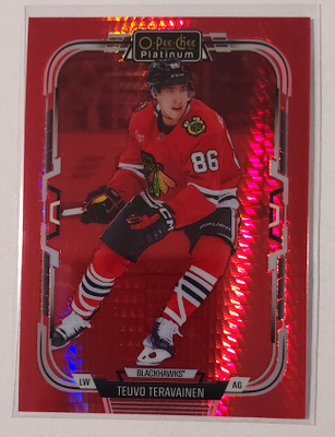 2025-26 OPC Platinum Red Prism #169 Teuvo Teräväinen