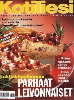 Kotiliesi n:o 4 1997 Kenraali Yrjö Keinosen tytär Marja Lapp