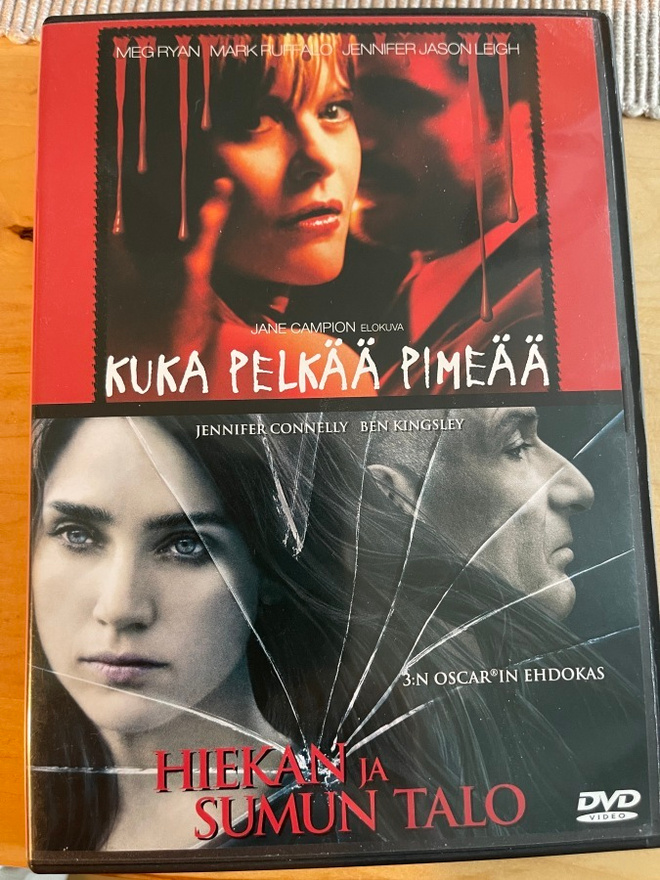 Kuka pelkää pimeää + Hiekan ja sumun talo 2xDVD SuomiTXT