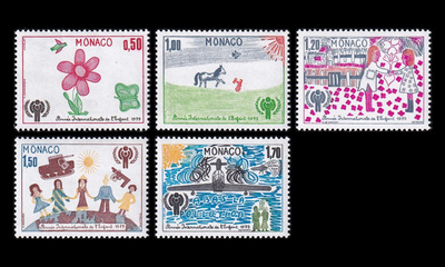 Monaco 1370-4 ** Kansainvälinen lasten vuosi (1979)