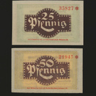 Saksa Notgeld 25, 50 Pfg, Güstrov 1918 - pikkukuva 2