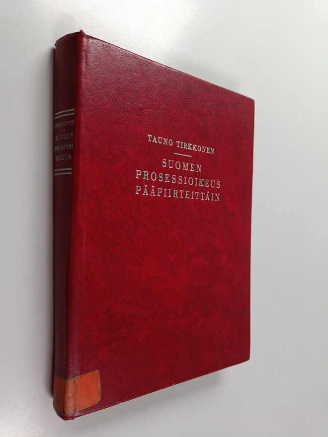Tauno Tirkkonen : Suomen perusoikeus pääpiirteittäin