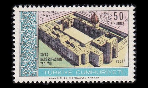 Turkki 2060 ** Sivasin sairaala 750v (1967)