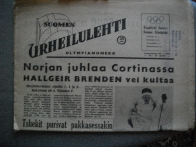 Suomen Urheilulehti Nro 10/1956 (6.11)