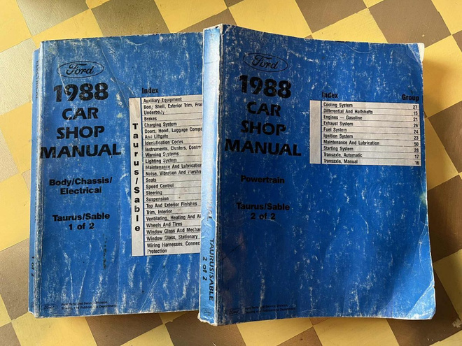 1988 Ford Taurus / Mercury sable Shop manual