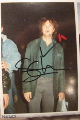 Steve Kilbey / The Church foto aidolla nimikirjoituksella