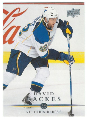 08-09 Upper Deck #417 David Backes