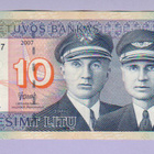 Liettua 10 Litu v.2007 P-68 - pikkukuva 1