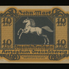 Saksa 10 Mark, Braunschweig 15.10.1918, Versio A, XF+ - pikkukuva 2