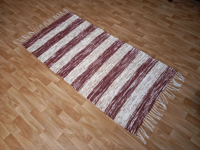 Pörrömatto tasaraita 145x74cm