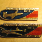 CCCP: kaksi vintage lentokone-pinssiä - pikkukuva 1